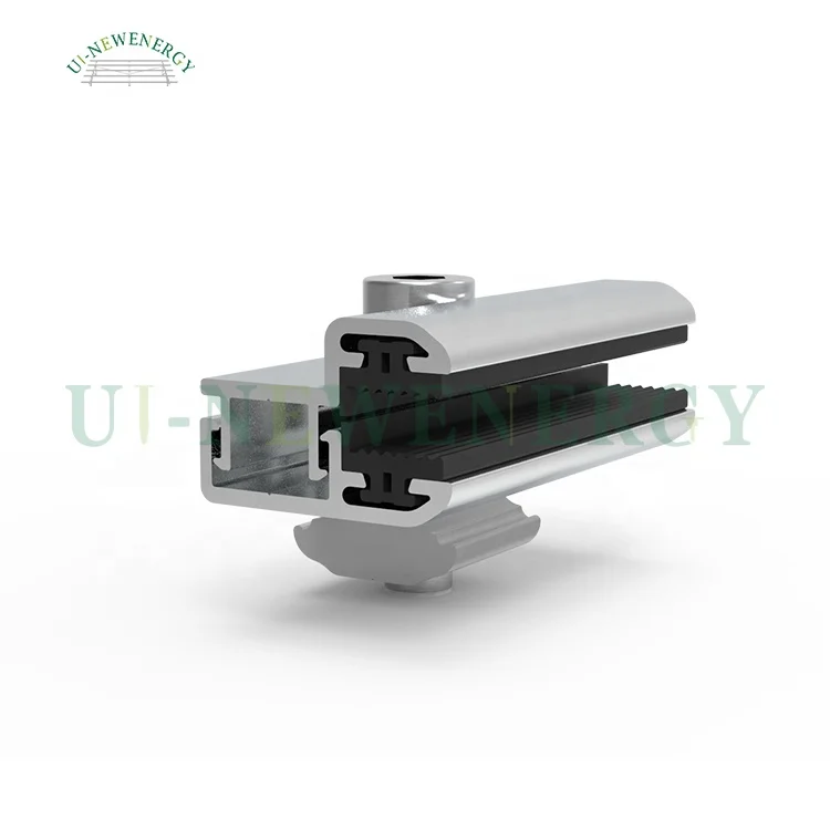 Hot Sell Edpm Rubber Thin Film End Clamp Frameless Solar Clamp