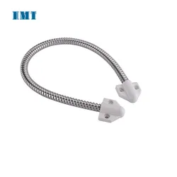 Plastic End with Stainless Steel loop Exposed Mounting Armored Metal Tube Door Loop Door Cord