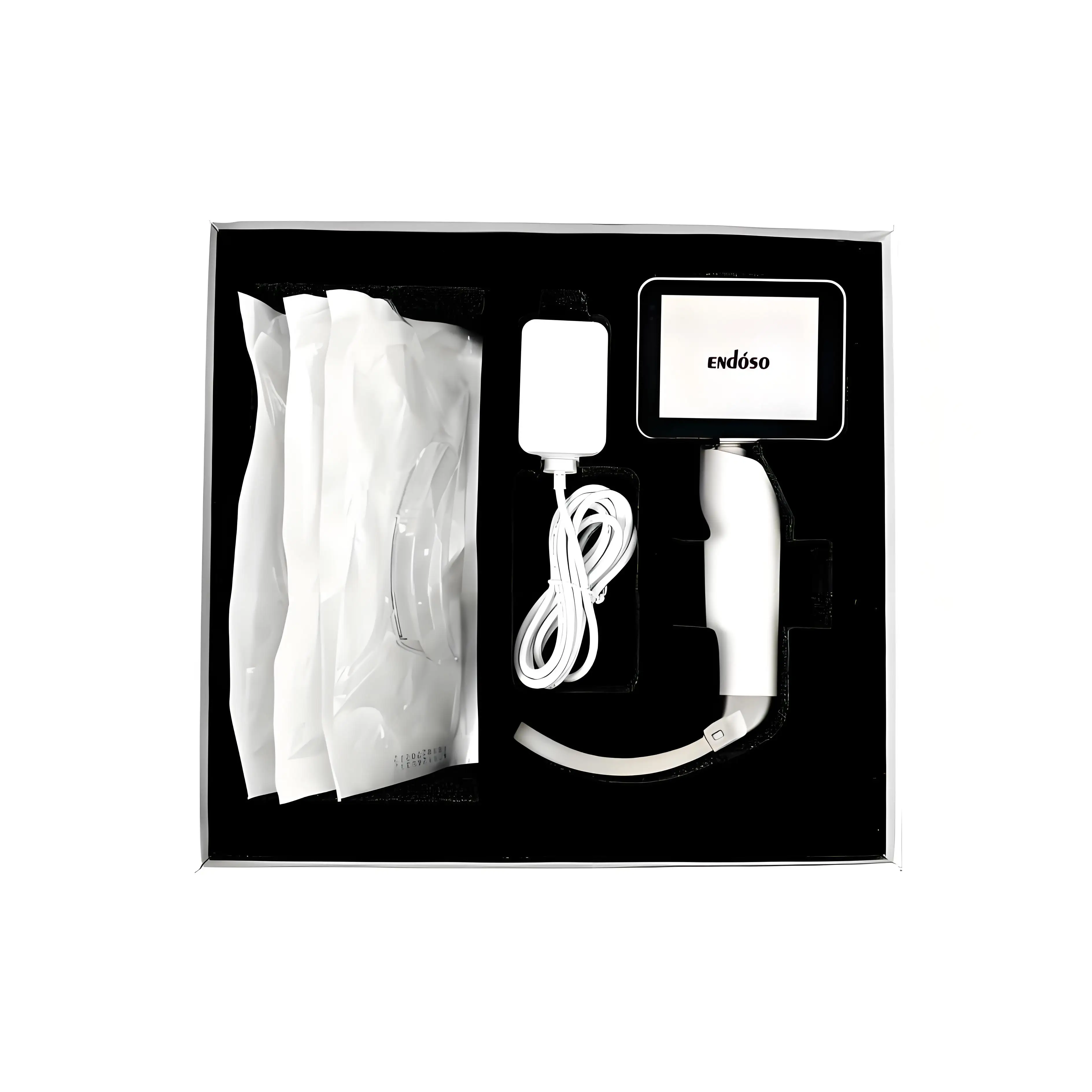 Endoso Manufacturer Medical Video Laryngoscope Surgical Endoscope set with 3.5 inch monitor and price