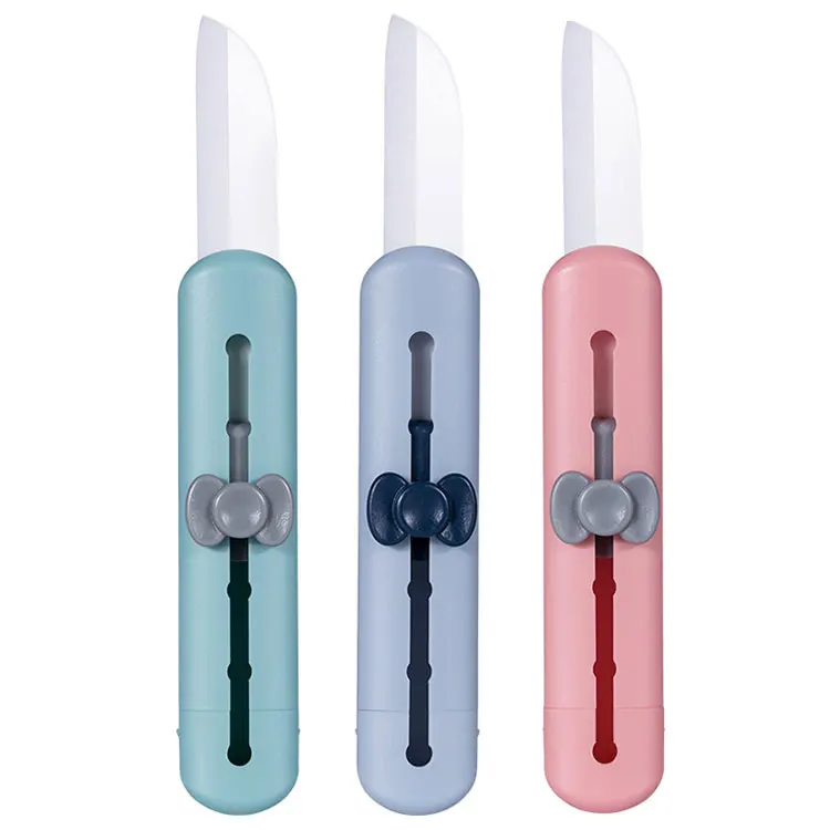 Wholesale Ceramic Retractable Blade Portable Paper Cutting Stationery Knife