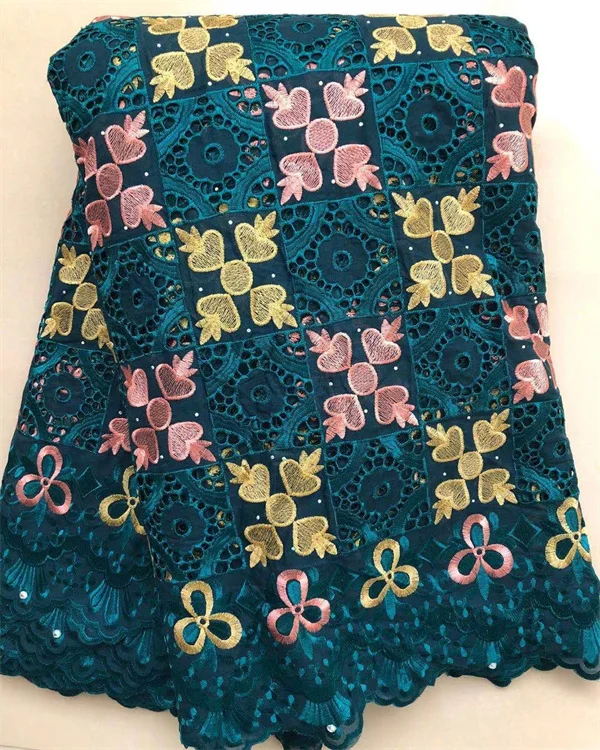 Embroidered Wedding Materials Dress French Wholesale Cotton Guipure Mesh Laces Fabric For Women Nigerian In Dubai
