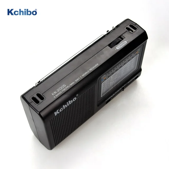 Manufacture directly sale Retro Radio FM/MW/SW 9 band Kchibo radio