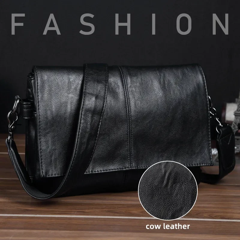 New Arrivals PU Leather messenger bag cross body bag wholesale custom messenger bag men