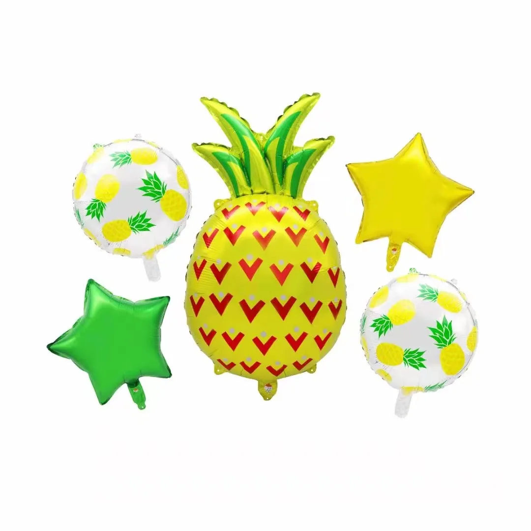 5PCS Cartoon Jungle Animal Forest Party Balloon Set Hedgehog Fox Raccoon Squirrel Balloon For Forest Birthday Party Decoration