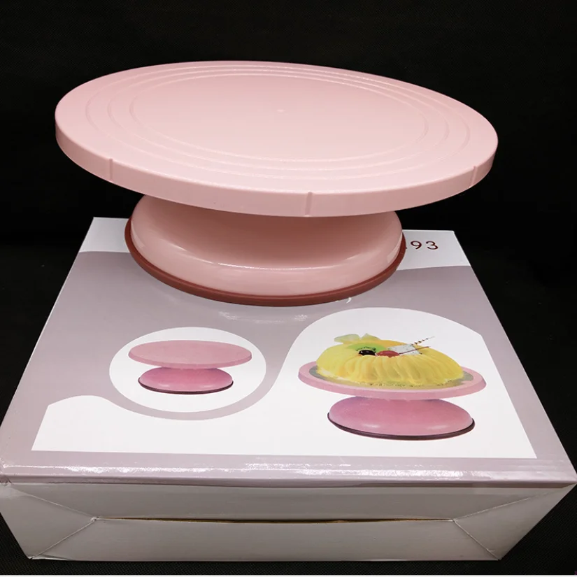 High style cake mounting table rotating light and stable cake turntable butter mounting turntable DIY baking tool