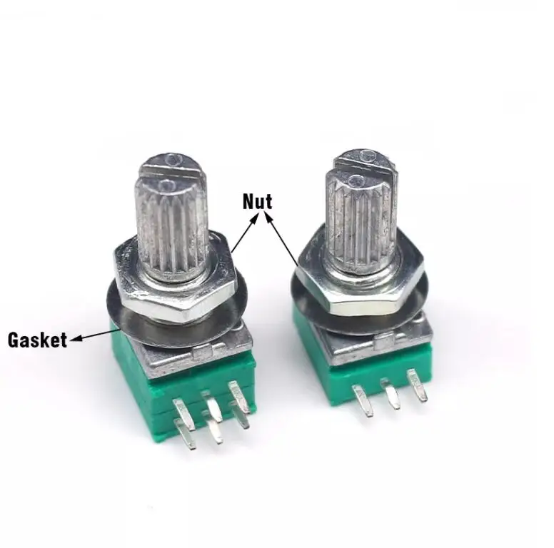 B5K 10K 20K 50K 100K 9mm single 5 pins switch potentiometer