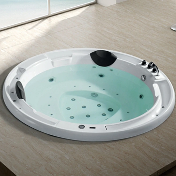 HS-D015 built in acrylic insert underground massage bathtubs&whirlpools sizes