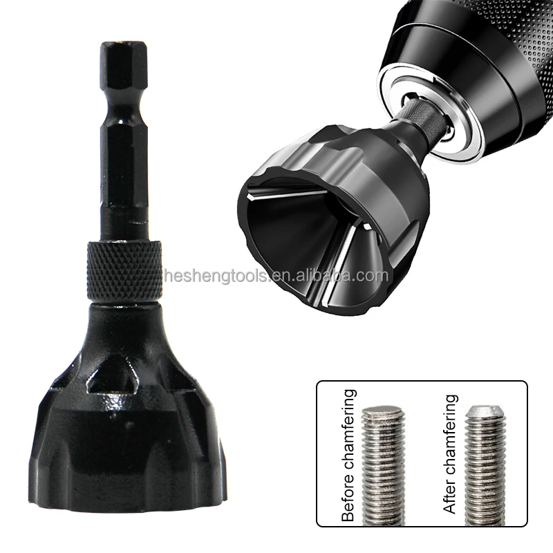 1PC 3-20mm Tungsten Steel External Chamfer Tool Stainless Steel Remove Burr Tools Outer Circle Chamferer Thread Corner