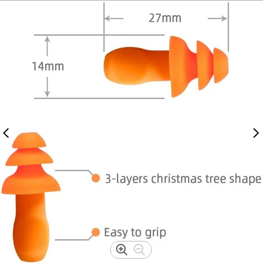 Fashionable Factory silicone noise Cancelling Safety Earplugs High Fidelity Music Ear Plugs for Concerts