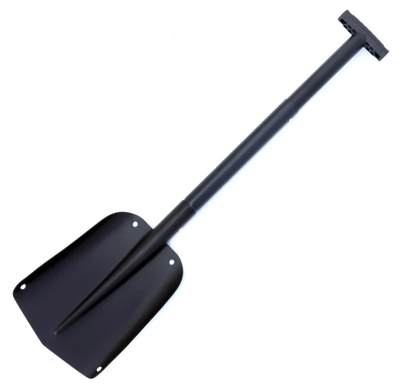 Aluminum Collapsible Snow Removal Shovel for Car Portable Emergency Folding Snow Shovel for Driveway Snowmobiles Camping