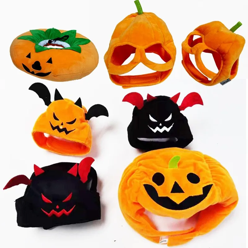 Pet Christmas Hat Cat Dog Cute Pet Head Clothing Panda Small Dog Hat Cat Toy Headcover