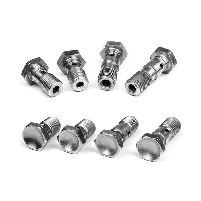 bolt Hollow Screw carbon steel banjo hydraulic fitting with hole  thread screw bolt