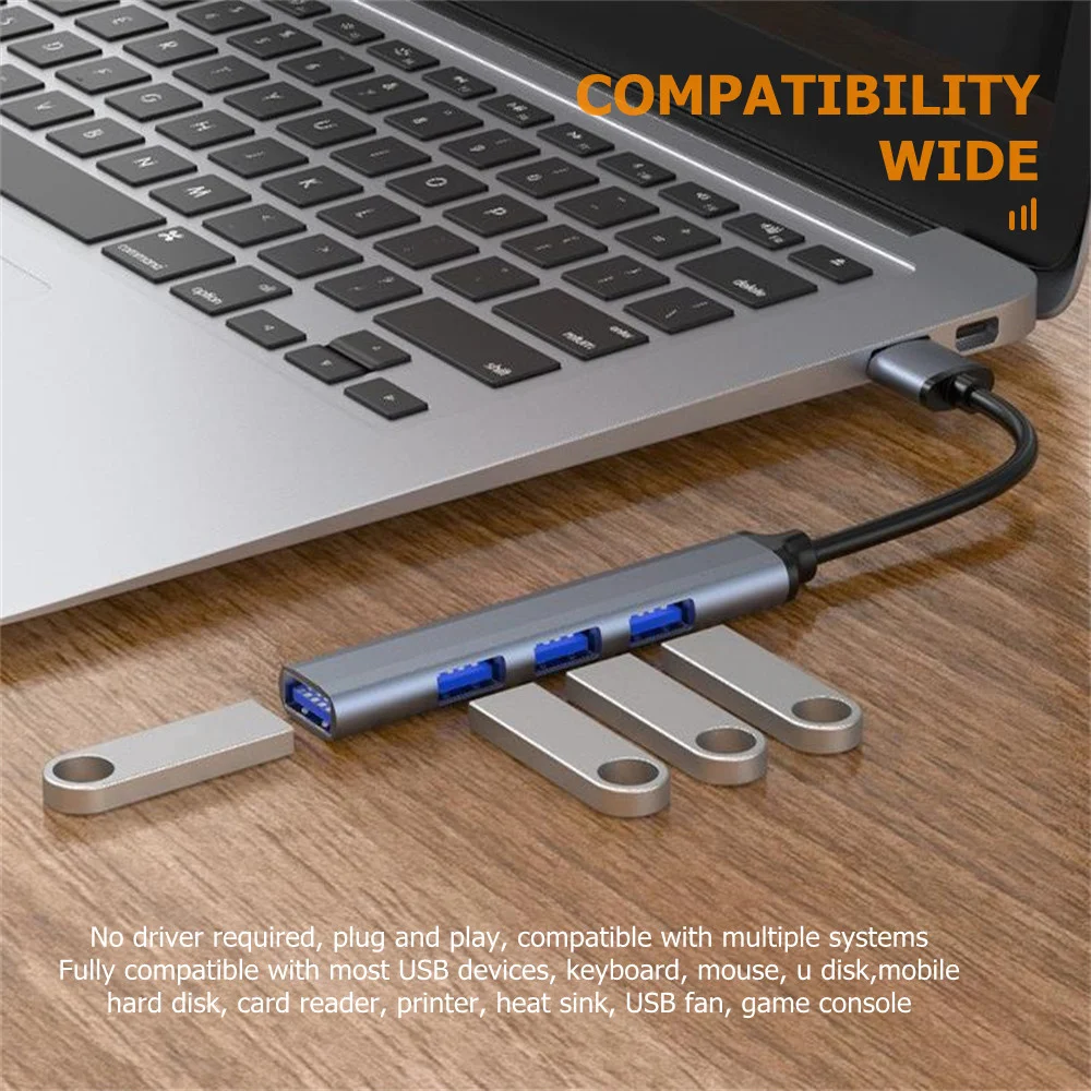 USB-концентратор WSY 5 в 1 с портом Type-C 3 0 4 порта