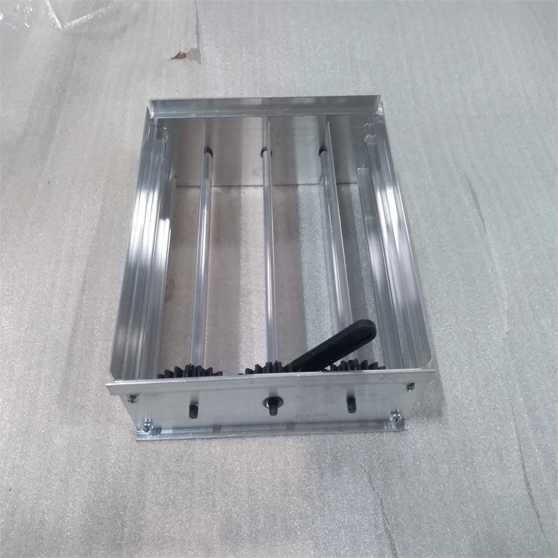 Air duct supply air diffuser damper aluminum adjustable gear control opposed blade damper