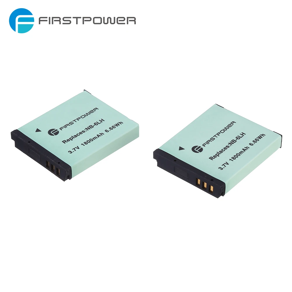 Factory Custom 3.7v 1800mAh Rechargeable Digital Camera Battery Pack NB-6LH Replacement Camera Batteries