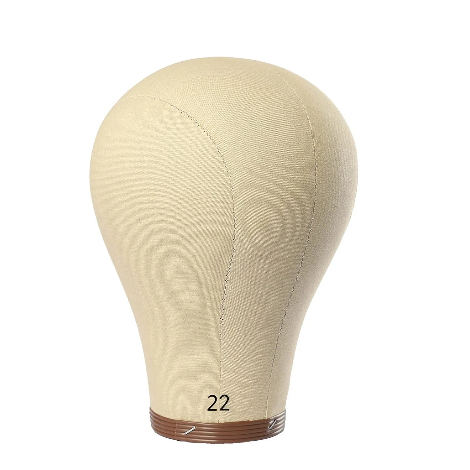 FREE SAMPLE Wig Head Mannequin Head Dome Cork Canvas Block Head for Making Drying Styling Display Wigs