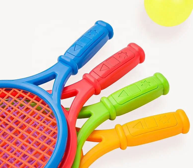 Outdoor Sport Game Plastic Tennis Racket Set for Kids