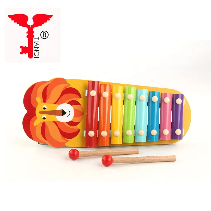 8 key animal lovely lion colored instrument xylophone