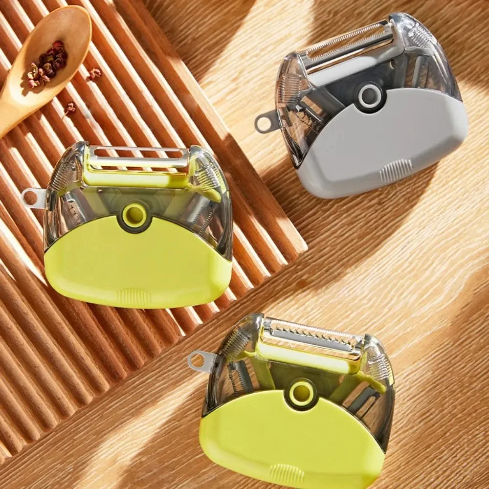 3 in 1 Multifunctional Rotary Vegetable Peeler Carrot Veggie Kitchen Tool for Peeling and Slicing Fruits peeler
