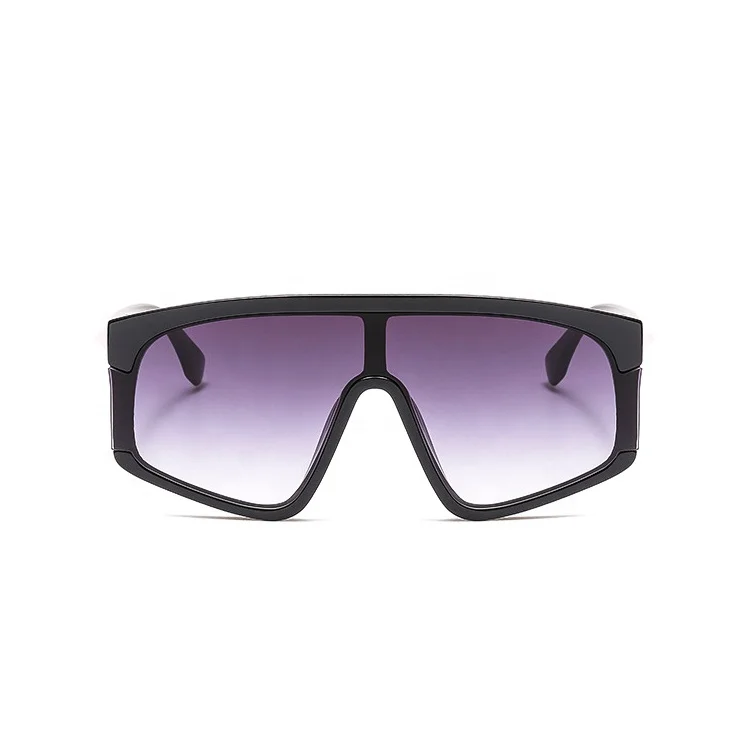 Модные цельные Солнцезащитные очки Квадратные большие поляризованные