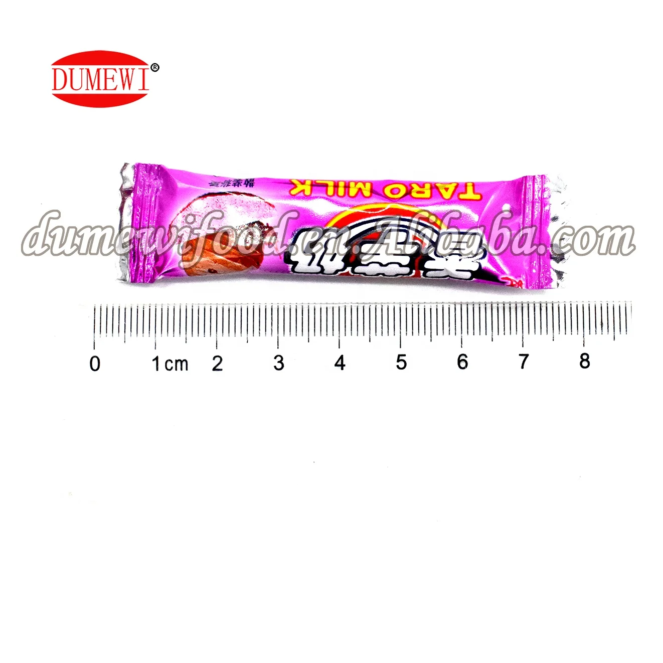 Soft Milk Candy and Center Filled Taro Flavor Milk Candy