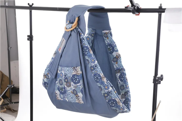 Cotton Stretchy Soft Safe Hands Free Newborns Infant Carrier Baby Organic Wrap Sling