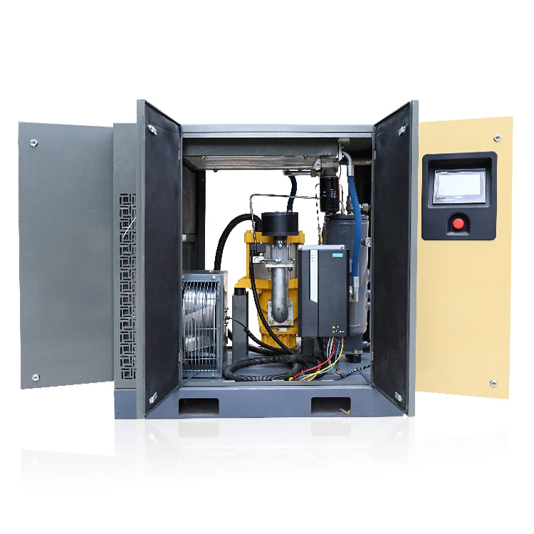 15kw супер-тихий вентилятор, высокая эффективность, класс 1 Vsd винтовой воздушный компрессор