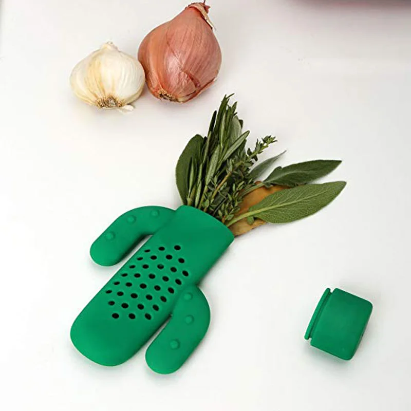 Plant cactus silicone tea infuser bottle