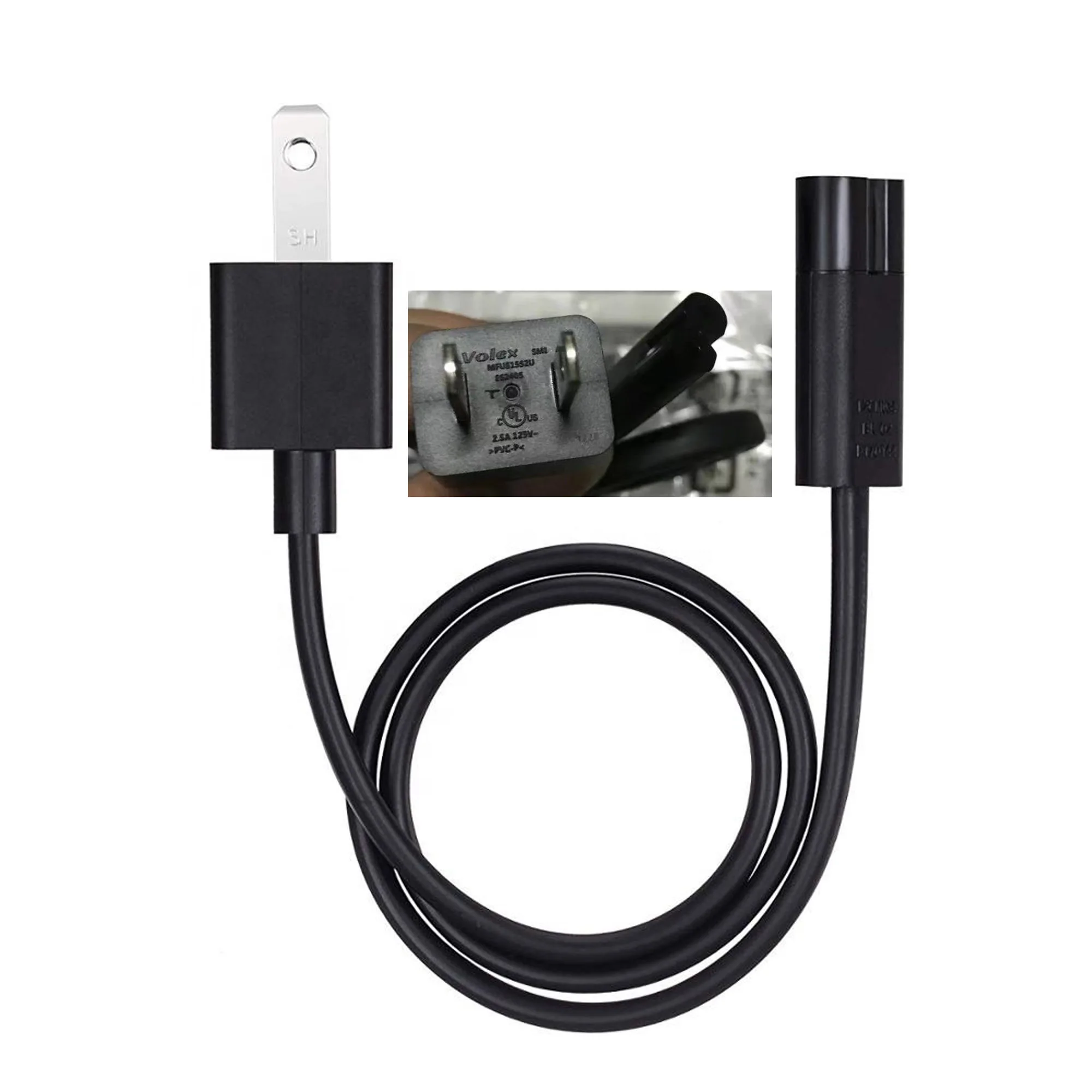 original Volex 1m 1.8m 1 meter power cable For Microsoft Surface pro6/PRO5/4/3/2/1 microsoft surface charger cable 0.5m