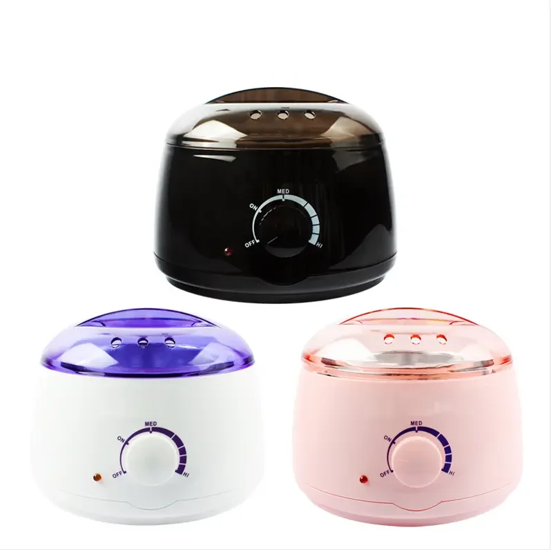 Customized Logo Wax Heater 14oz Wax Can Professional Electric Hair Removal Machine For Facial &Bikini Area& Armpit