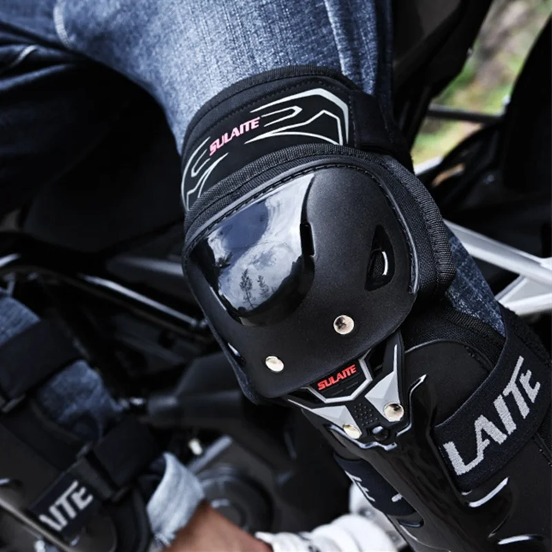 breathable elastic Motorcycle Protection Gear Brace Pads MTB DH ATV Motocross Knee and Elbow Guards Off-road Racing Cycling