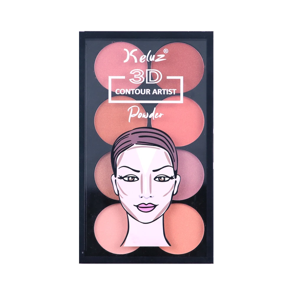 New Arrival OEM Lasting 8 Colors Shimmer Matte Bright Cheek Glossy Blusher Face Makeup Private Label   Highlighter