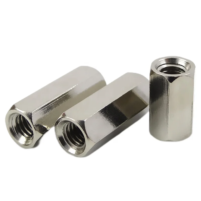 Нержавеющая сталь SS316 A2 ASTM B8 INOX 304 m6 m8 m10 m12 m14 m 16 пара Шестигранная гайка 6334 шестигранные гайки