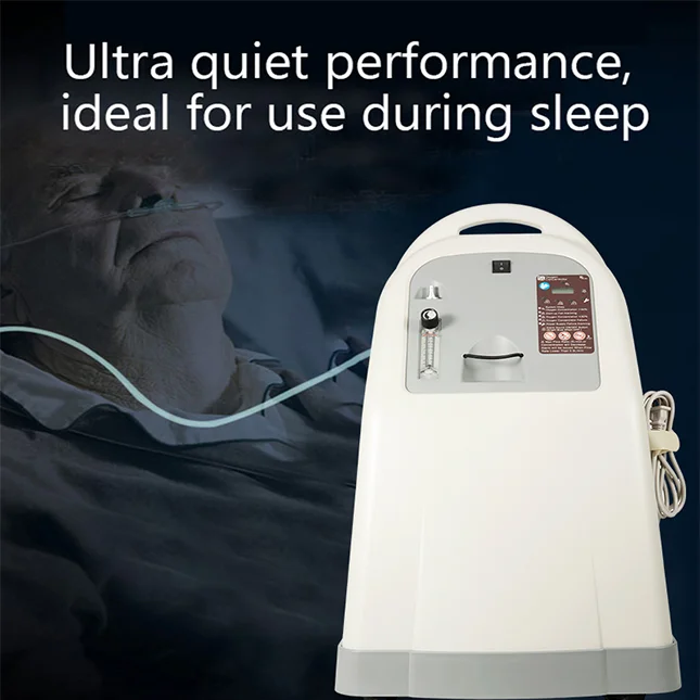 Low Noise Oxygen Concentrator for Medical Applications at 39 dB(A)