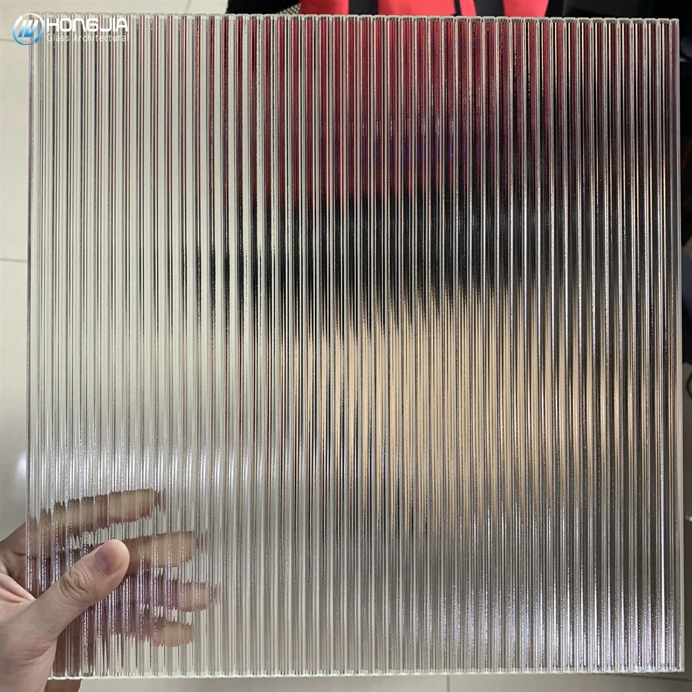 MORU glass for interior partitions Patterned glass