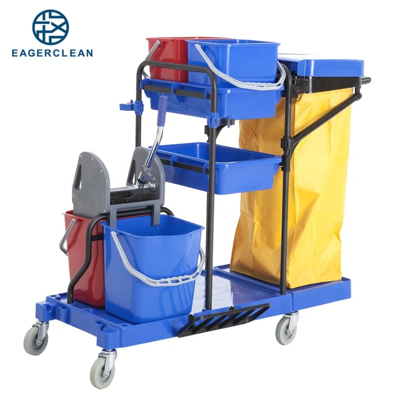 Housekeeping trolley Deluxe Room service trolley hotel cart Mulit functional trolley