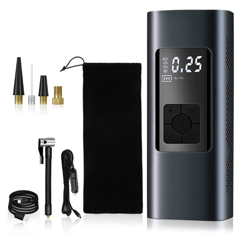 150psi Cordless Portable Car Tire Inflator Smart Wireless Air Pump Bicycle Tire Electric Air Pump Bike Inflator Car Air Pump