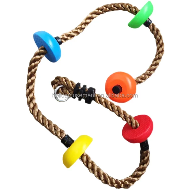 Children Indoor Outdoor Climbing Rope Tree Swings Seat Disc Set Accessories Autism Swing Sensory Swing for Wholesale