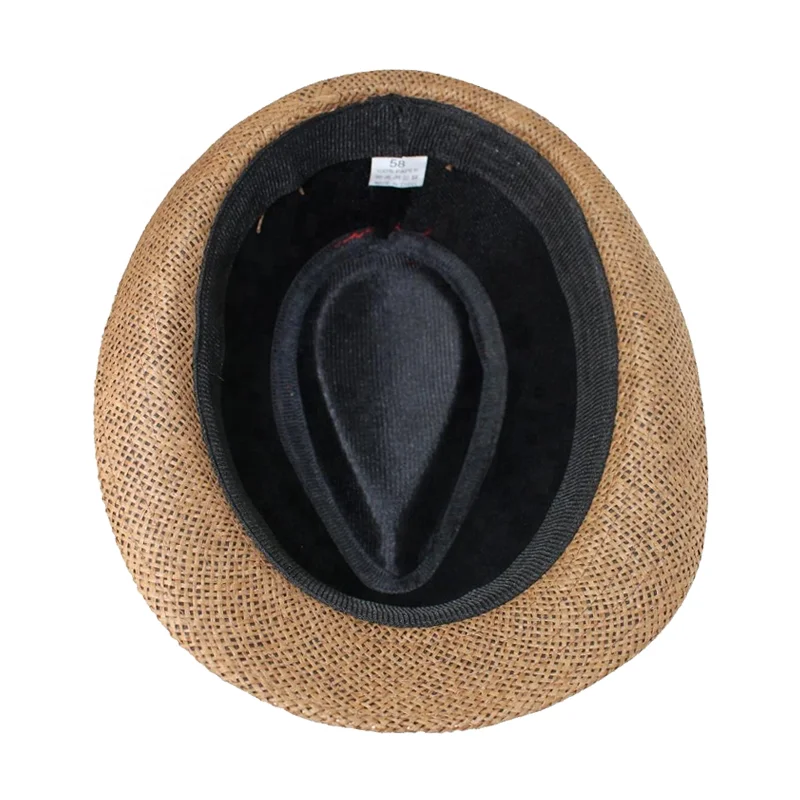 Фабричная лента на заказ 100% пустые пляжные Шерстяные Мужские фетровые шляпы