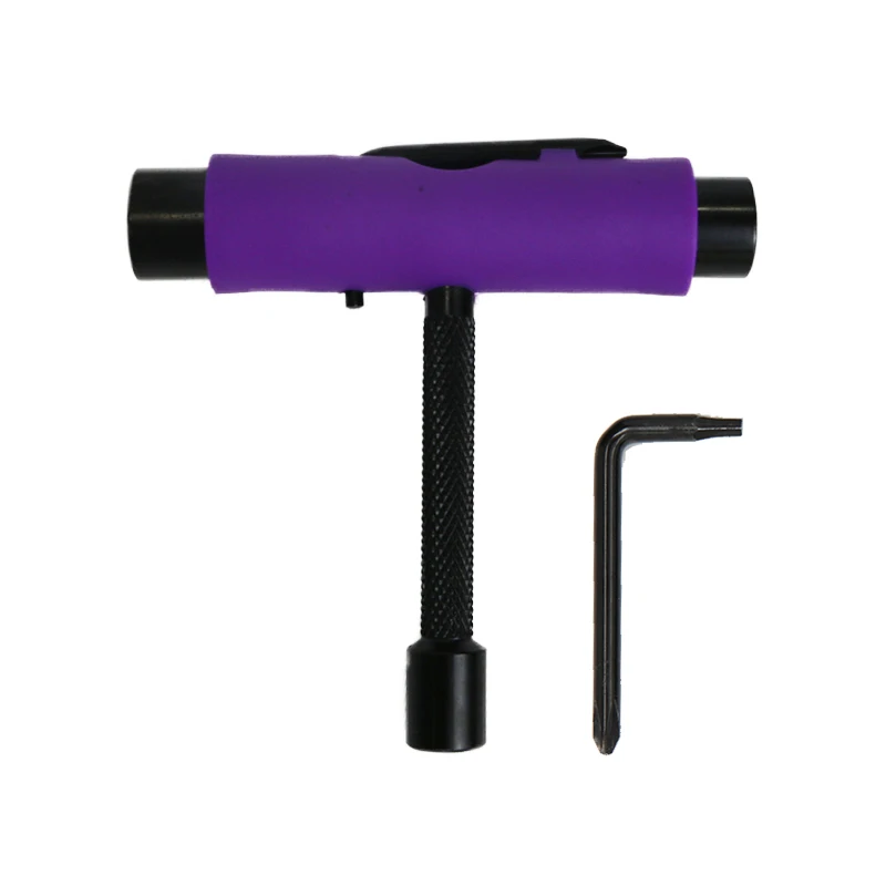 China Supplier Multifunctional T Tool  skateboard Custom  logo Skateboard T tools All In One Skate  Tools