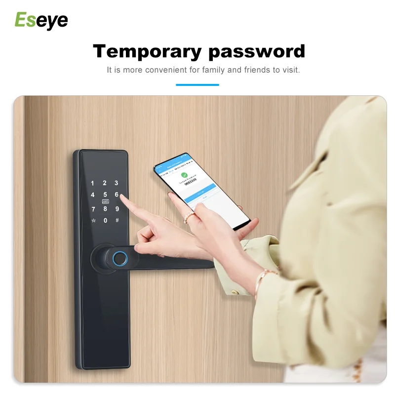 Wholesale High Quality Hot Selling Smart RFID Card Home Door Lock Electric Smart Lock Turkey fingerprint lock