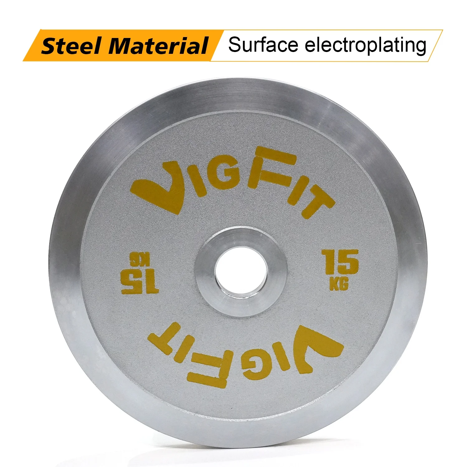 5KG/10KG/15KG/20KG/25KG Hard Chromed Barbell Steel Weight Plates For Strength Training Multiple sizes available