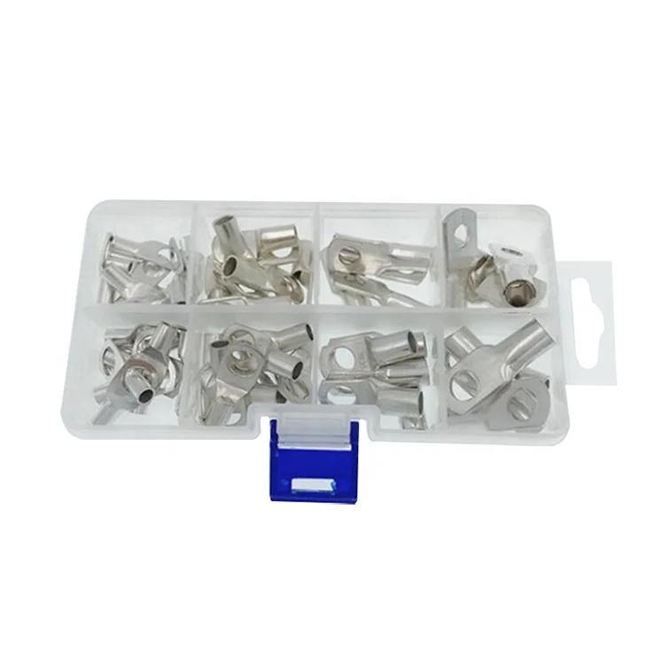 60 pcs. SC Copper Terminal Meadow, Cable Lug, Crimp Cable Wire Terminal Kits