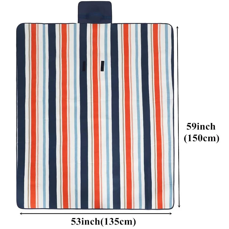 Oversize Sand Free Waterproof Sunproof Portable Camping Beach Picnic Mat Blanket With Pocket