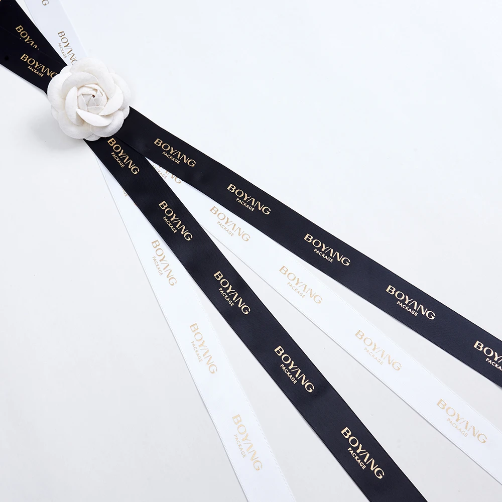 Оптовая продажа с фабрики Boyang, персонализированная двухсторонняя лента из 100% полиэстера