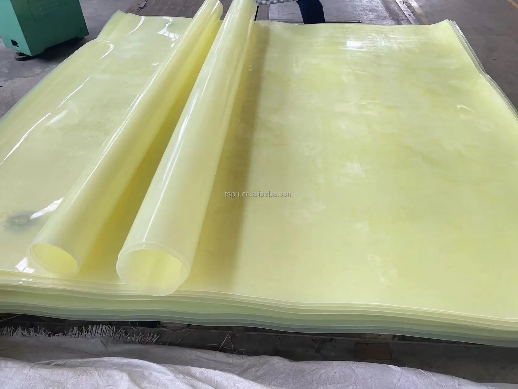 customized 90A hardness  polyurethane rubber sheet