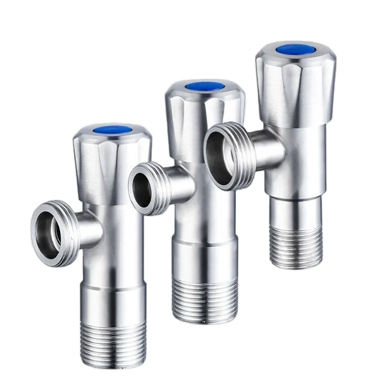 Chinese best price 3/4in 90 degree water angle valve 304 stainless steel angle valve for bathroom