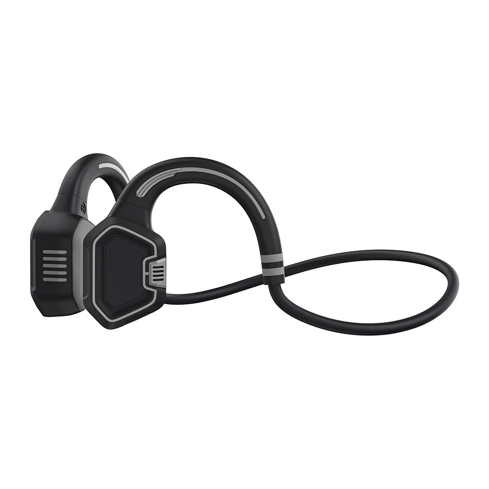 AS9 IP68 Swimming Earphone TWS Blue-tooth Bone Conduction Headphones Headsets with 16G MP3