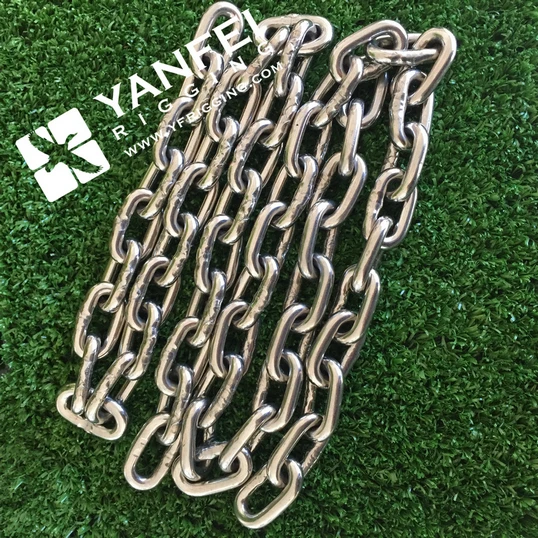 Din 766 SS 304 Stainless Steel Long Link Chain