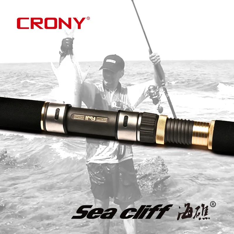 CRONY Sea Cliff Series FUJI Carbon Bait Casting Shore Casting Light Saltwater Rod Carp Spinning Surf Fishing Rod Sea Bass Rods
